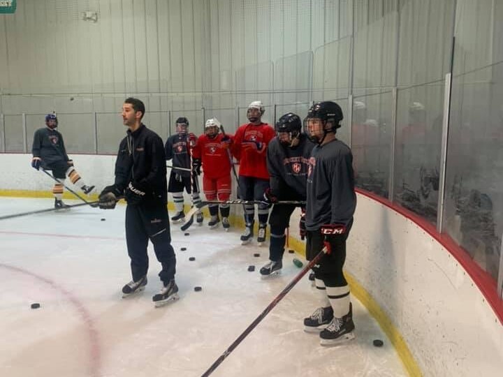 youth hockey training class